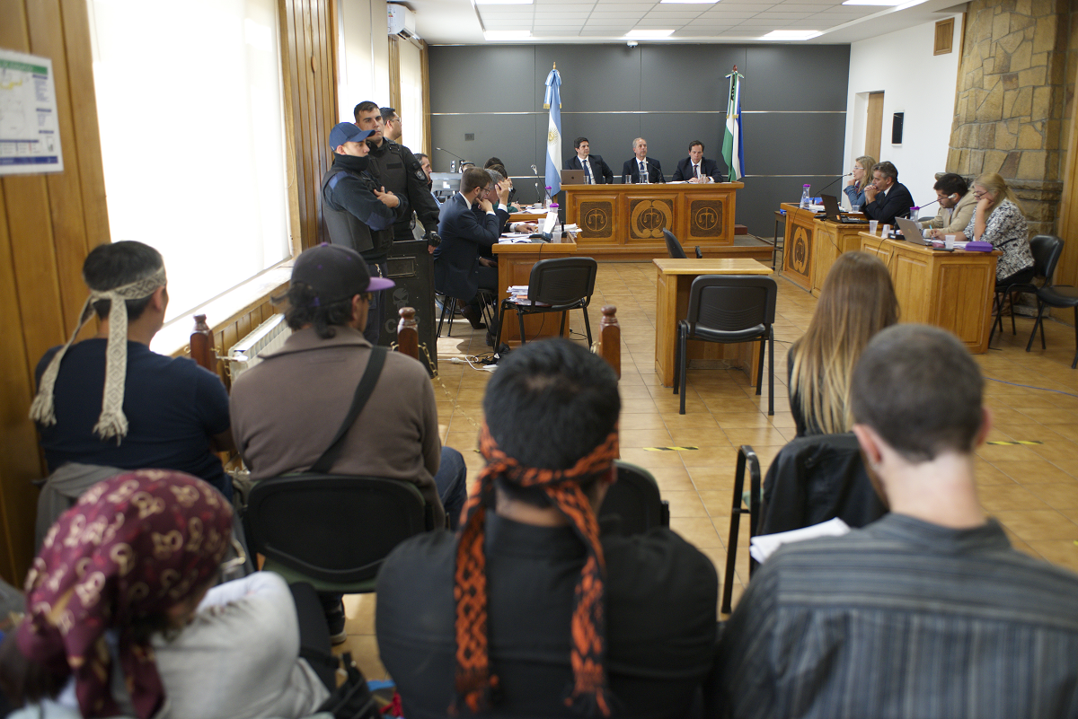 Se realiza en Bariloche el juicio por el homicidio de Elías Garay, en una ocupación mapuche en Cuesta del Ternero. Foto: Archivo/Alfredo Leiva