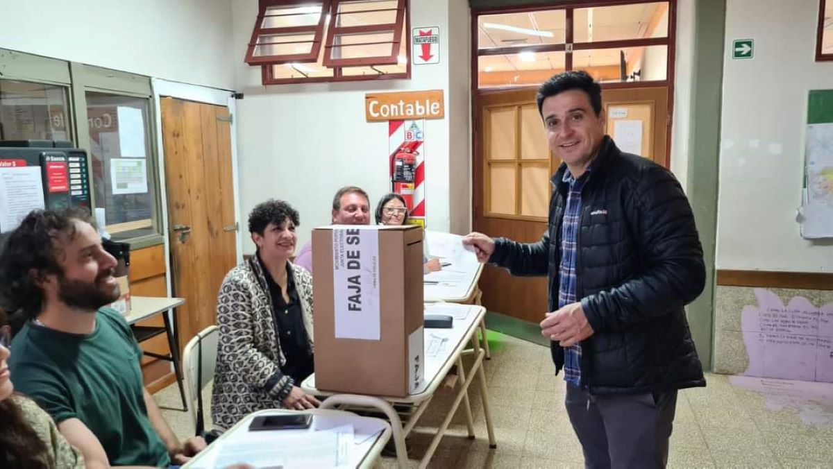 Javier De los Ríos, uno de los precandidatos en Villa La Angostura. 