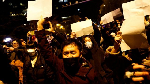 Las protestas se multiplicaron en las principales ciudades chinas. Foto gentileza