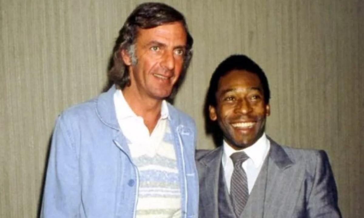 Menotti y Pelé fueron compañeros en Santos.