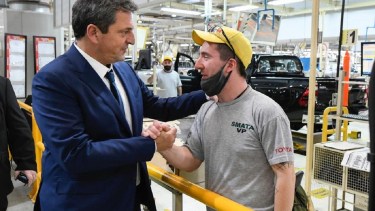 "Seguimos mejorando el ingreso, el poder adquisitivo y la calidad de vida de la gente”, afirmó el ministro de Economía, Sergio Massa.