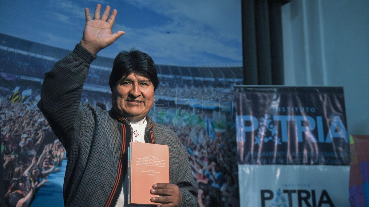 Evo Morales estará en Neuquén. Foto: Telam