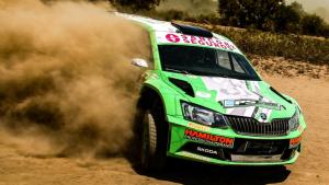 Cancio dejó todo, pero no pudo seguir reinando en el Rally Argentino