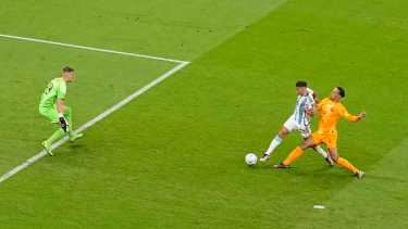 Molina y un gol inolvidable. (Foto: AP)