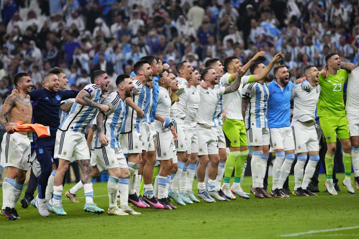 La Selección Argentina le ganó a Croacia y se metió en la Final del Mundo. Foto: AP/Manu Fernández