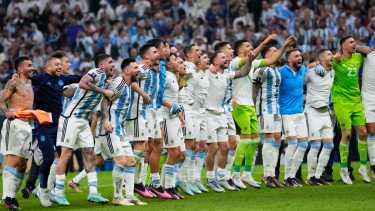 La Selección Argentina le ganó a Croacia y se metió en la Final del Mundo. Foto: AP/Manu Fernández