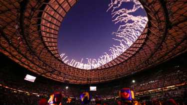 La ceremonia de clausura del Mundial Qatar 2022, entregó una noche memorable. (AP Photo/Petr David Josek)