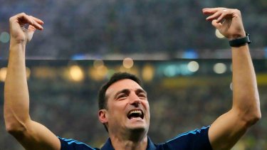 Lionel Scaloni es el técnico de la Selección Argentina campeona del Mundo. (AP Photo/Frank Augstein)