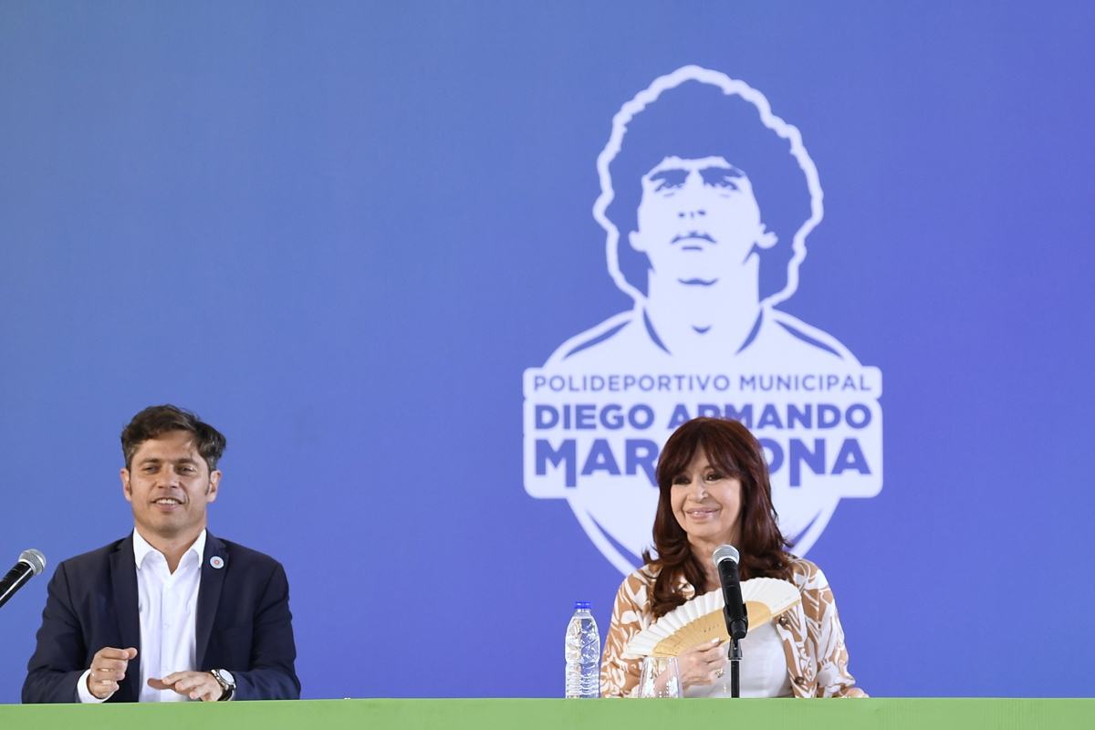 Kicillof apoyó a Cristina Kirchner tras su reaparición pública y expresó que el Frente de Todos la necesita como candidata en 2023. Foto Prensa Gobierno de Buenos Aires.