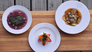 Los menúes de Nochebuena tiene un toque gourmet en los restaurantes que ofrecen una cena especial en Bariloche. Foto: Chino Leiva