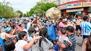 Video: incidentes en Cipolletti durante los festejos del mundial