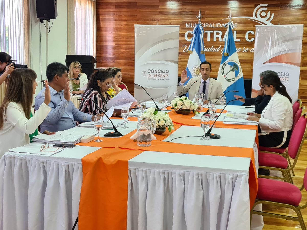 El Concejo Deliberante de Cutral Co cerró el año con la aprobación de un crédito por 42 millones de pesos (Foto: Andrea Vazquez)