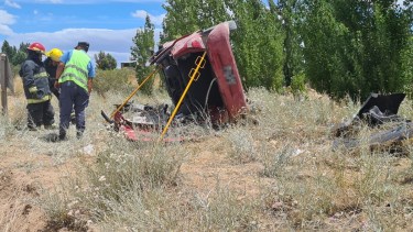 La única ocupante fue la conductora que está internada en Neuquén (Foto: archivo Andrea Vazquez