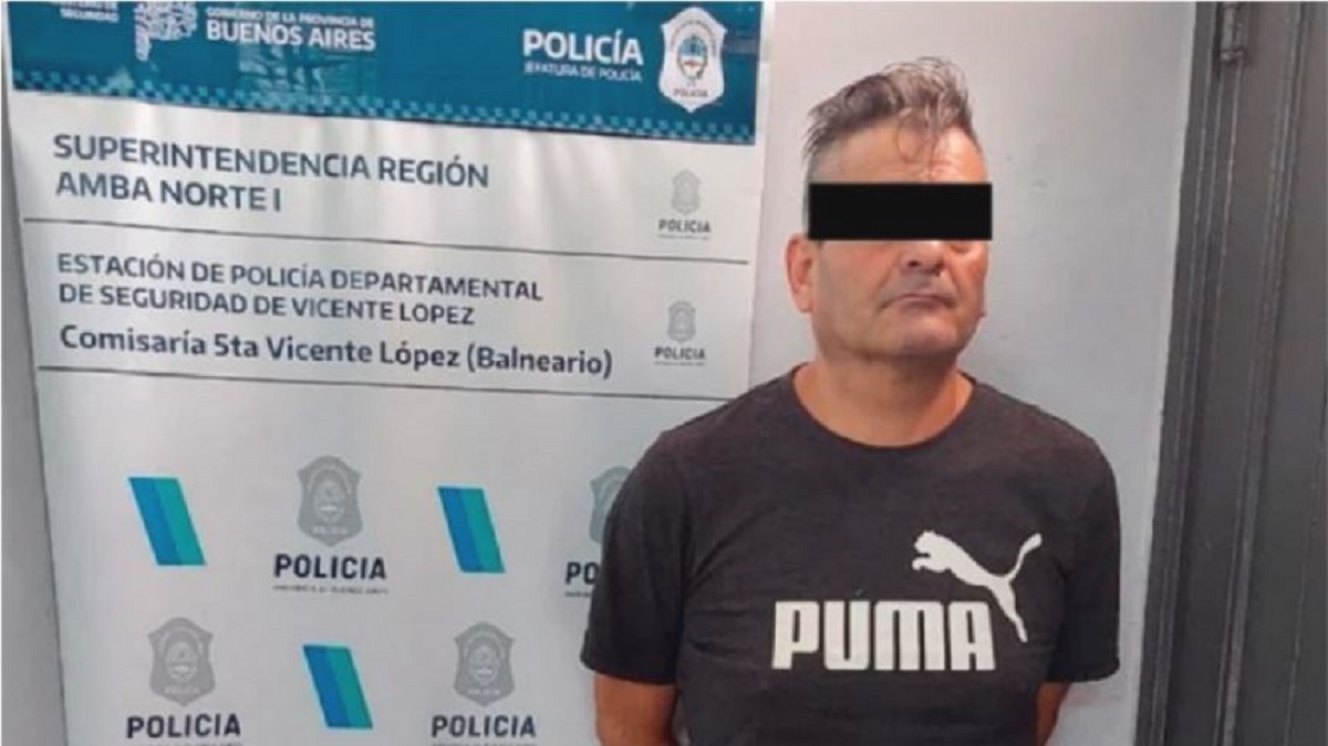 El sospechoso por el crimen del anciano de Vicente López.
