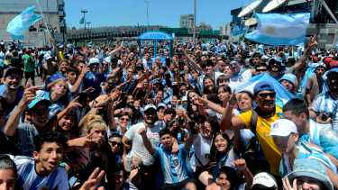 Los fanáticos agotaron las entradas en menos de dos horas. Foto Télam/ Archivo. 