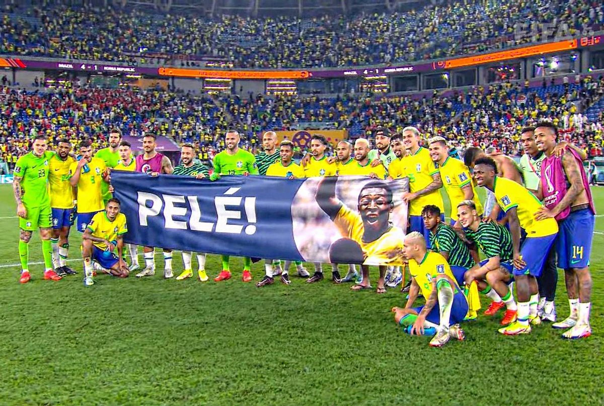 La selección de Brasil y el apoyo para Pelé en Qatar.