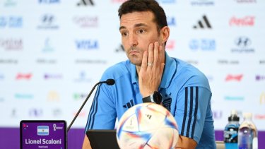 Lionel Scaloni habló como en la previa de cada partido. 