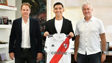 Kranevitter ya firmó su nuevo contrato en River. (Foto: @RiverPlate)
