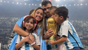 El conmovedor mensaje de la esposa de «Huevo» Acuña, tras coronarse Campeón Mundial