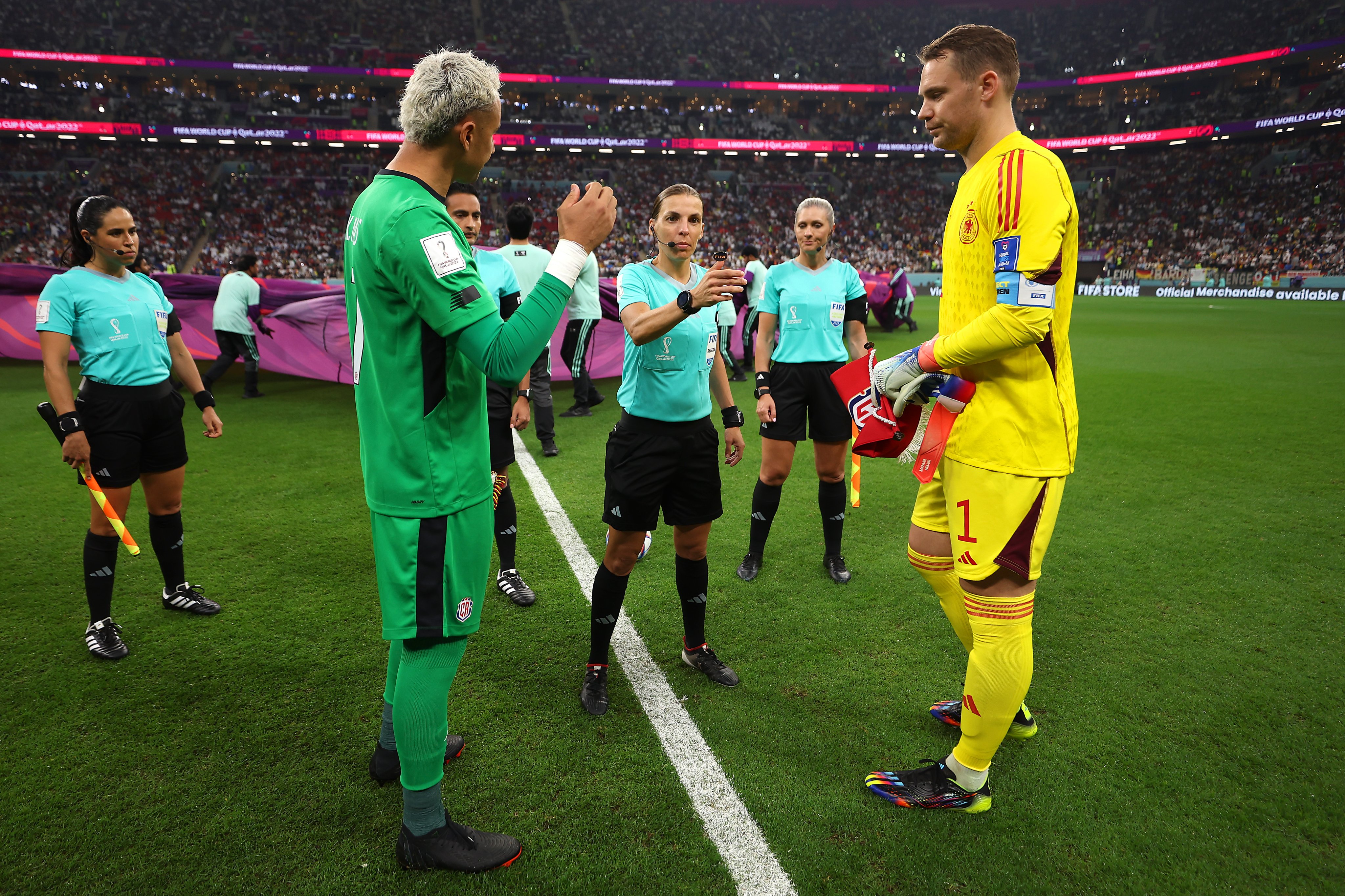 Frappart hizo historia en el partido de Costa Rica y Alemania. (Foto: FIFA)