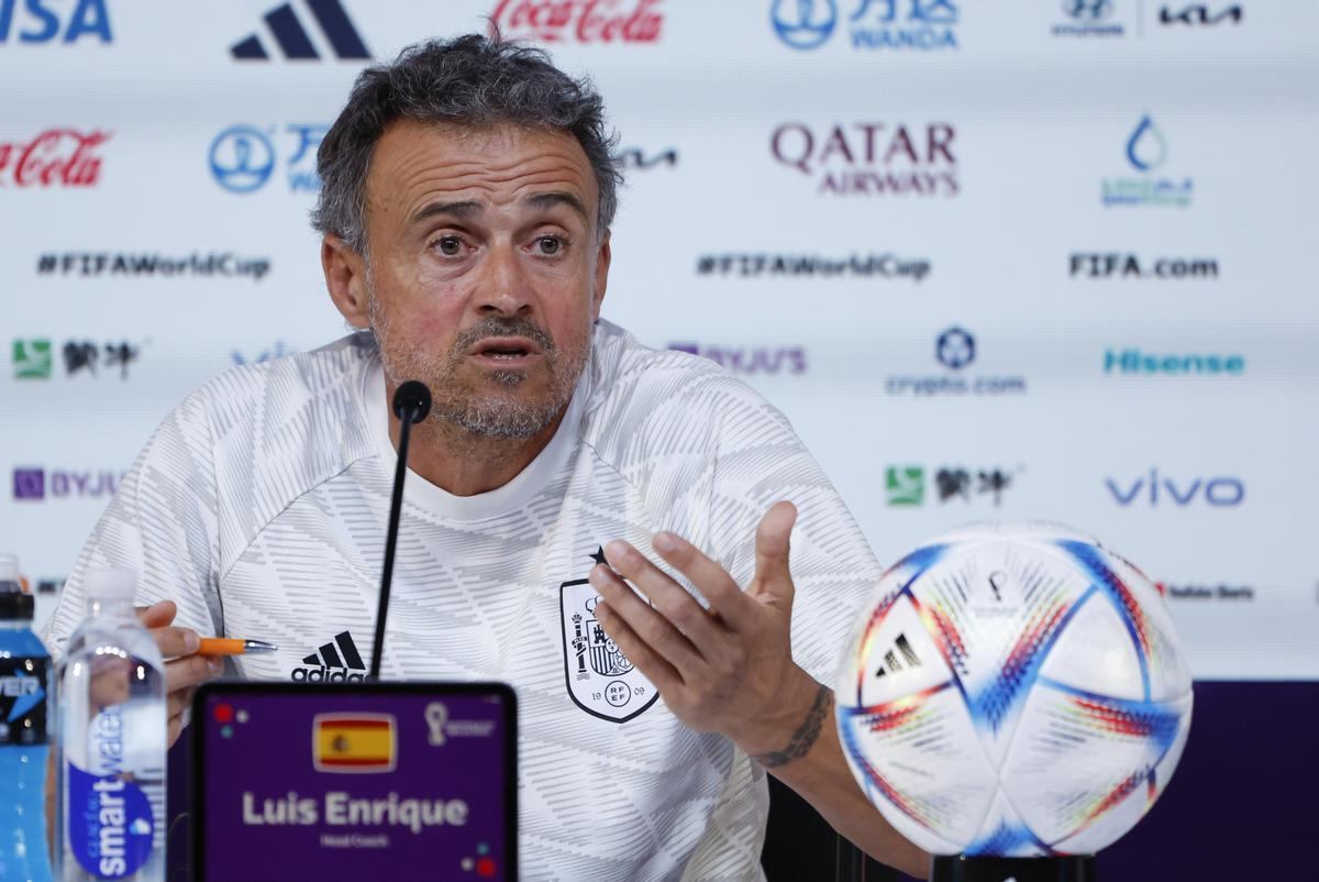 Luis Enrique se mostró furioso por la derrota de España ante Japón ...