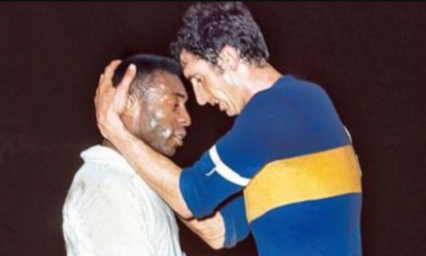 Pelé disputó una final de la Copa Libertadores ante Boca con Santos de Brasil.