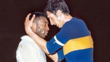 Pelé disputó una final de la Copa Libertadores ante Boca con Santos de Brasil.