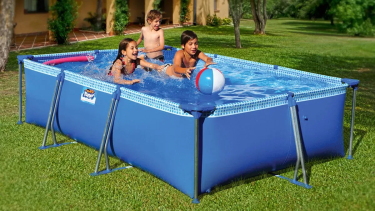 Cómo mantener el agua limpia en una pileta de lona. 