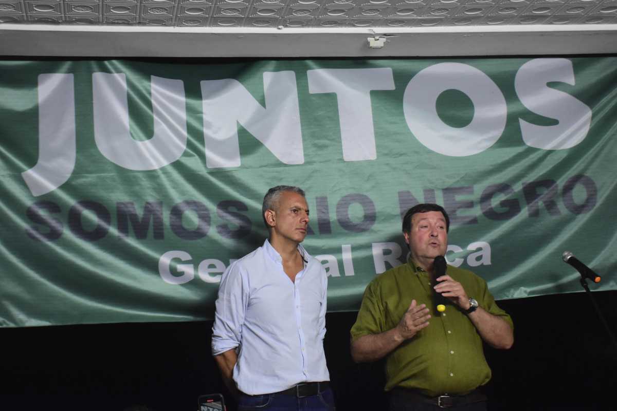 Carlos Banacloy destacó la figura de Weretilneck y llamó a vencer al sorismo en las próximas elecciones municipales. (foto: Andrés Maripe)