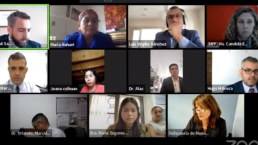 La audiencia comenzó este lunes a las 9. 