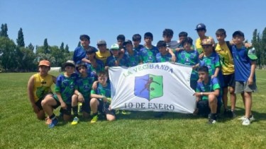 La "Vecibanda" sueña con viajar a Necochea para participar de la SurCup. Foto: gentileza