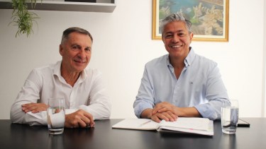 Salaria, del Santa Genoveva, fue presentado como el organizador de los vecinalistas que apoyan a Figueroa. (Prensa).-