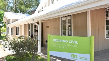 El Registro Civil no cuenta con el servicio de agua por un robo. Foto: Archivo (Florencia Salto).