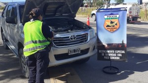 Retuvieron una camioneta con pedido de secuestro en Roca