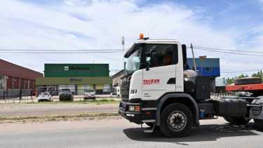 El parque industrial de Cipolletti ya cuenta con la red de gas natural. (Florencia Salto). 