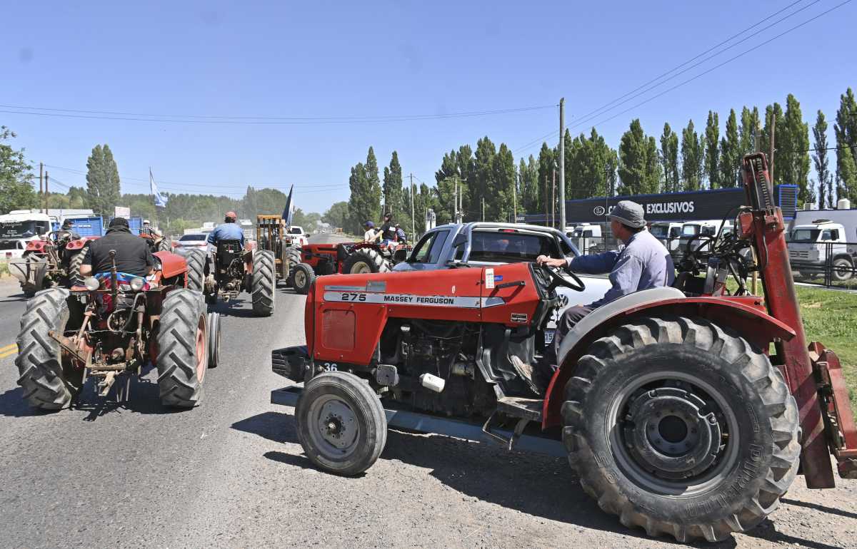 Productores realizarán un tractorazo sobre Ruta 151. Foto: Archivo Florencia Salto 