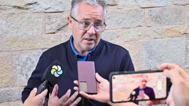 Hertzriken Velazco habló en la mañana de este lunes (Foto: Florencia Salto)