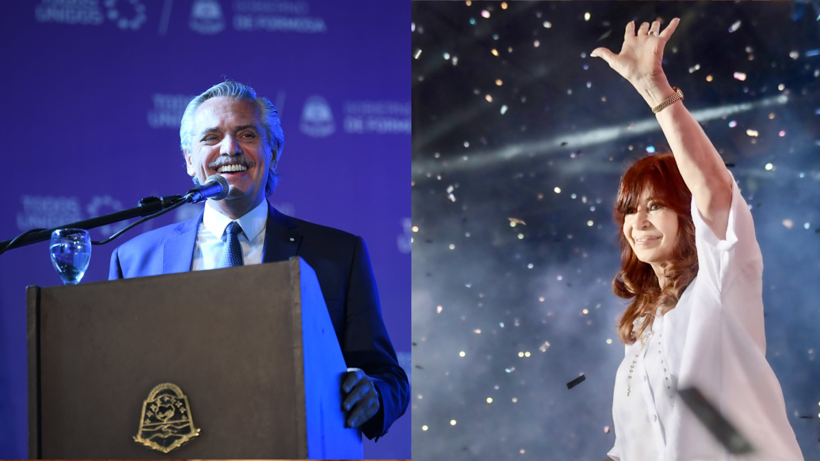 Alberto Fernández y Cristina Kirchner mandaron expresaron sus deseos para estas fiestas desde sus redes sociales. Foto Archivo.