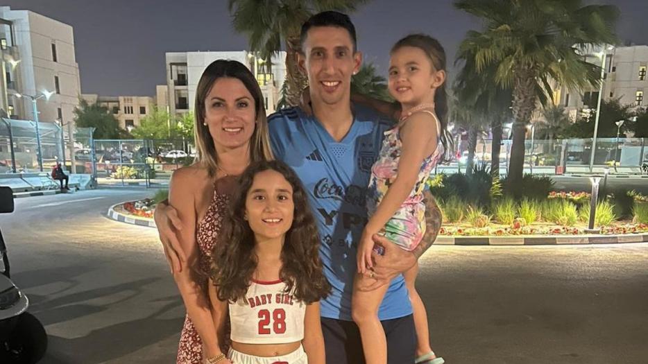 La familia de Di María se encuentra expectante del último partido del futbolista con la camiseta argentina. Foto gentileza