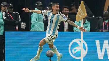Ángel Di María volvería a la titularidad ante Brasil. (AP Photo/Martin Meissner)