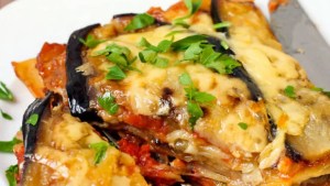 Lasaña de berenjena mega fácil