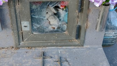El dolor después del dolor: vecinos de Centenario denuncian vandalismo en el cementerio municipal