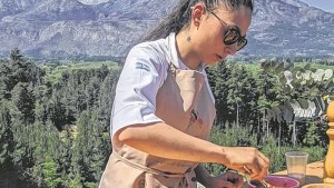Almendra, «la» cocinera que es revelación este verano en la comarca andina