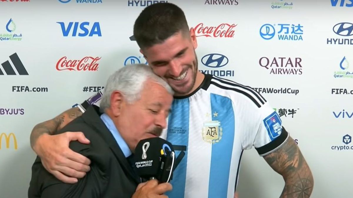 "Tití" Fernández se ganó el corazón de la Selección Argentina, en cada cierre de partido.-