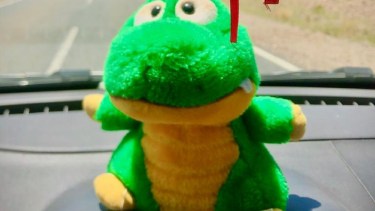 Buscan al dueño de un peluche extraviado en San Martín de los Andes. Foto: Twitter @maurigar99