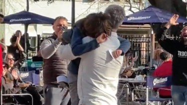 El neuquino Jeremías Madrazo fue quien tomó las imágenes del video que se volvió viral.-