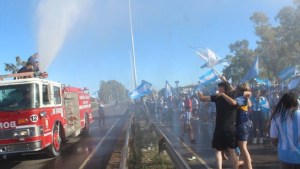 Video: el peculiar festejo en Centenario tras el partido de Argentina que se volvió viral