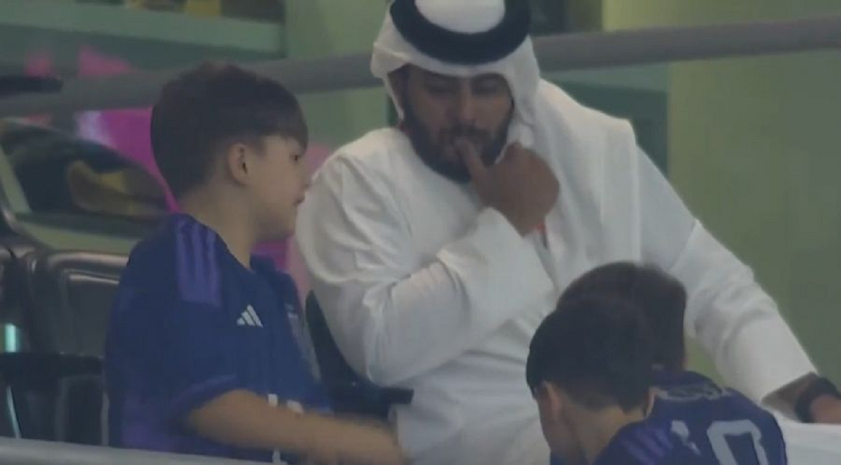 Los hijos de Lionel Messi hicieron enojar a un jeque árabe. 
