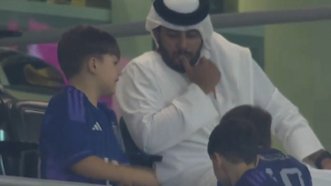Los hijos de Lionel Messi hicieron enojar a un jeque árabe. 