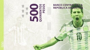 Campeones del Mundo. La celebración de Messi en Qatar 2022 podría llegar a los billetes. 